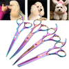 7 Inches Stainless Steel Pet Hair Scissors Dog Grooming Scissors Cutting Curving Thinning Shears