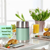700ML HAERS Vacuum Food Burning Pot Insulated Food Jar Stainless Steel Thermal Lunchbox