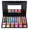 78 Colors Eyeshadow Palette Shimmer Matte Eye Shadow Blush Powder Concealer Lip Makeup Mirror Set Co