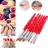 7Pcs/Kit Nail Art Brush UV Gel Polish Painting Pen Kit For Salon Manicure DIY