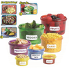 7Pcs/set Creative Perfect Portions Food Storage Containers Way Box
