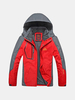 7XL Plus Size Outdoor Climbing Water Resistant Windproof Detachable Hood Jackets for Men