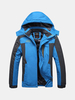 7XL Plus Size Outdoor Thicken Climbing Water Resistant Windbreaker Hooded Jacket for Men