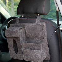 8 Colors Felt Cloth Car Storage Bag Multi-Pocket Hanging Holder Tidy Organizer Storage Container