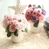 8 Heads Real Touch Rose Artificial Fake Flowers Plants Bouquet Bridal Party Wedding Home Decor