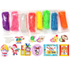 8 Pcs Non-Toxic Snowflake Mud Handmade Materials Children 