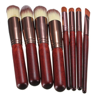 8 Pcs Professional Makeup Brushes Tool Cosmetic Brush Foundation Eyeshadow Set