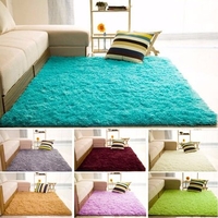 80x200cm Large Fluffy Living Room Anti-Slip Carpet Floor Mats Yoga Bedroom Rag Rugs Shag Rugs