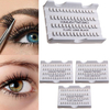 8/10/12mm Cluster Individual Black False Eyelashes Flare Lash Lashes Extension