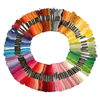 8m 100 Different Colors Cross-stitch Thread DIY Handcraft Embroidery Knitting Thread