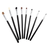 8Pcs Black Handle Makeup Foundation Brush Set Powder Blush Eyeshadow Brushes