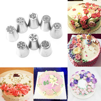 8pcs DIY Flower Pastry Cake Icing Piping Nozzles Decorating Tips Baking Tools Cupcake Bakeware