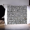 8x8FT Light Gray Stone Wall Custom Photo Studio Background Backdrop Vinyl