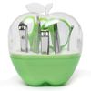 9Pcs Apple Manicure Pedicure Tools Nail Clipper Set Mirror Ear-picker Eyebrow Tweezer