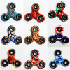 9pcs Lot EDC Hand Fidget Tri Spinner Focus Toys Camo Galaxy Skull Flag Kids Gift Stress Reliever