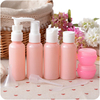 9Pcs/Kit Spray Bottles Compact Portable Plastic Travel Cosmetics Suit Pressed Bottle Bubble Perfume