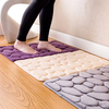 Absorbent Non-slip 3D Cobblestone Carpets Entrance Hall Door Mats Bedroom Soft Rugs Home Decor