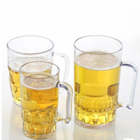 Acrylic Barbecue Cups KTV Large Beer Mug Ktv Bar Plastic Drink Cups Creative Drop Cup