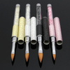 Acrylic Nail Art Brushes Manicure Tools Mink Nail Drawing Pen With Rhinestone