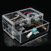 Acrylic Storage Box Jewelry Cosmetic Organizer Storage Drawers Makeup Boxes Case