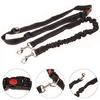 Adjustable Dog Running Jogging Handsfree Lead Leash Black Waist Belt