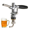 Adjustable Draft Beer Faucet Homebrew Dispenser with Flow Controller For Keg Tap G5/8 Shank