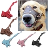 Adjustable Leather Dog Muzzle Pet Dog Prevent Bite Mouth Mask Multicolor Choices