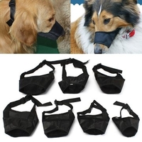 Adjustable Nylon Dog Muzzles Pet Dog No Barking Biting Training Mouth Masks
