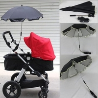 Adjustable Stroller Umbrella Sunshade Canopy Anti UV Pushchair Pram Parasol Umbrella