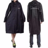Adult Outdoor Raincoat Long Poncho Hood Thicker Reflective Types Design Work Travel Rainwear