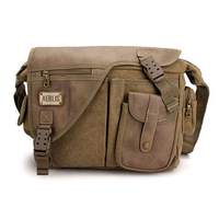 AERLIS Men Vintage Canvas Messenger Bag Shoulder Crossbody Bag