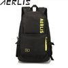 AERLIS Men Women Nylon Black Casual Sport Big Capacity Outdoor Shoulder Bags Backpack