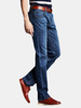 AFSJEEP Business Casual Cotton Slim Straight Leg High Elastic Jeans for Men