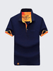 AFSJEEP Fashion Casual Solid Color Lapel Polo Shirt Short Sleeve Plus Size T-shirt For Men