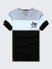 AFSJEEP Mens Summer Hit Color O-neck Short Sleeve Casual Cotton T-Shirt