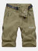 AFSJEEP Mens Summer Pants Water-repellent Breathable Quick Dry Zippered Pocket Shorts