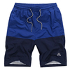 AFSJEEP Mens Summer Quick-drying Elastic Waist Drawstring Knee Length Beach Casual Shorts