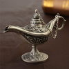 Aladdin Classic Alloy Magic Genie Light Wishing Oil Collectable Hollow Museum Lamp Light