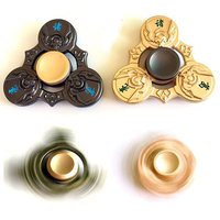 Alloy Hand Spinner Tri Fidget Focus Toy EDC Finger Spin Gyro ADHD Autism Stress Reliever