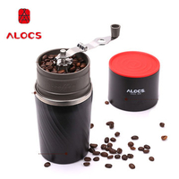 Alocs Camping Travel Coffee Grinding Machine 4 In 1 Brewed Coffee Bean Grinder Mug Cup