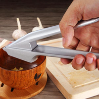 Aluminium Alloy Garlic Presses Crusher Ginger Garlic Masher Chopper Kitchen Fruits Vegetable Tools