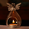 Angel Glass Candle Holder Candelabrum Hanging Candlestick Candlelight Dinner