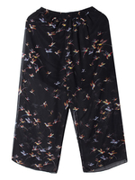 Animal Printed High Waist Chiffon Casual Women Loose Pants