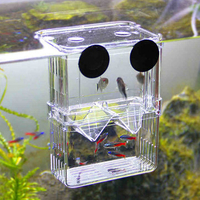 Aquarium Young Fish Incubator Isolation Box Breeding Hatchery Breeder Tank