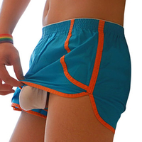 Arrow Pants Sexy Low Waist Cotton Inside Pouch Breathable Boxers Shorts for Men