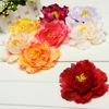 Artificial Silk Peony Flower Heads 4" Home Wedding Party Floral decor Hair Clip