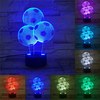 Artistic 3D LED Illusion Bulbing Table Desk Light Lamp Night 7 Color Change Home Decor
