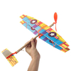 Assembly Airplane Aircraft Launched Powered Kids Educational Toy Beach Toys