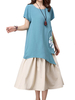 Asymmetric Floral Printed Vintage Women Shirt