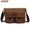 AUGUR Men Canvas Multi-pocket Crossbody Bag Vintage Casual Shoulder Bags